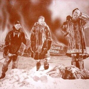 Vintage 1969 The Red Tent Movie Still Arctic Plane Crash Photo Sean Connery